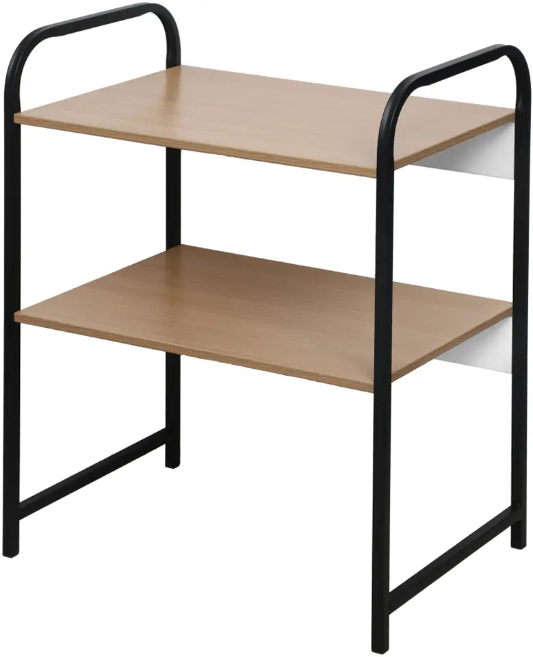 Etajera Tempo Kondela Bayan (Black/Natural)