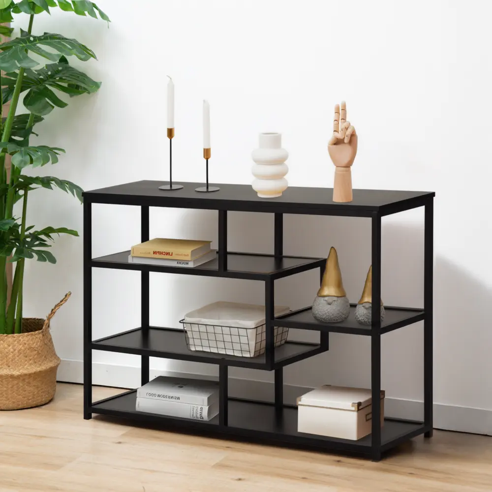 Etajera Tempo Kondela Bilote New Typ 2 (Black)