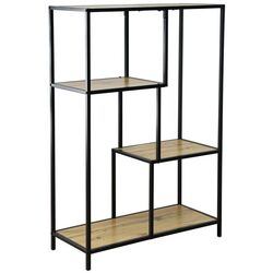 Стеллаж Tempo Kondela Bilote Typ 1 (Black/Oak) Thumb