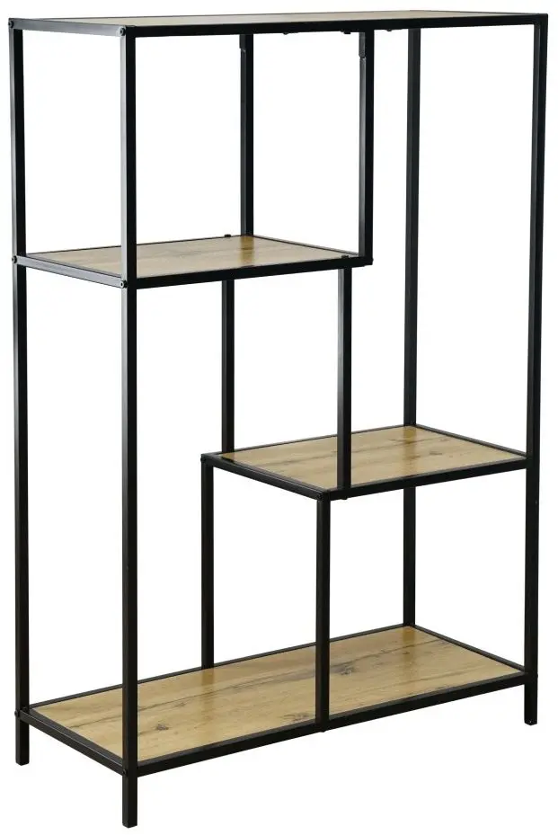 Стеллаж Tempo Kondela Bilote Typ 1 (Black/Oak)