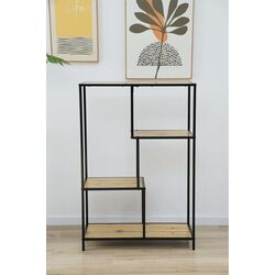 Стеллаж Tempo Kondela Bilote Typ 1 (Black/Oak) Thumb