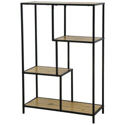 Стеллаж Tempo Kondela Bilote Typ 1 (Black/Oak) Thumb