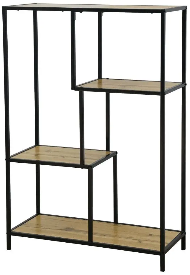 Стеллаж Tempo Kondela Bilote Typ 1 (Black/Oak)