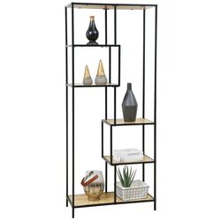 Стеллаж Tempo Kondela Bilote Typ 3 (Black/Oak) Thumb