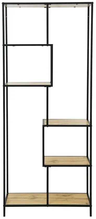 Стеллаж Tempo Kondela Bilote Typ 3 (Black/Oak)