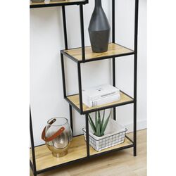 Стеллаж Tempo Kondela Bilote Typ 3 (Black/Oak) Thumb