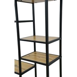 Etajera Tempo Kondela Bilote Typ 4 (Oak/Black) Thumb