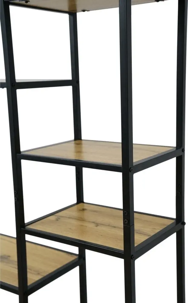 Etajera Tempo Kondela Bilote Typ 4 (Oak/Black)