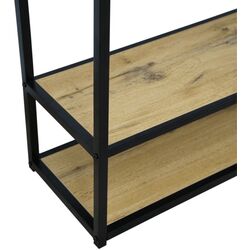 Etajera Tempo Kondela Bilote Typ 4 (Oak/Black) Thumb