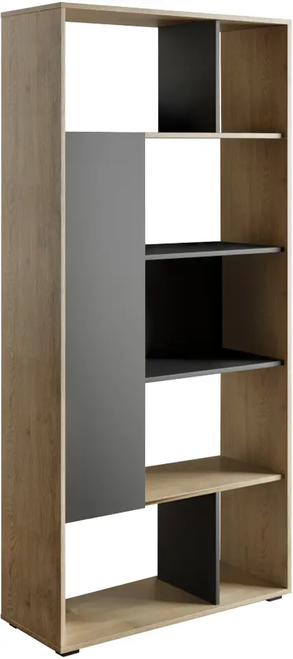 Etajera Tempo Kondela Brado BRD01 (Cremona Oak/Anthracite)