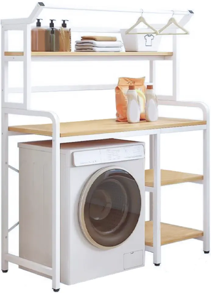 Etajera Tempo Kondela Darby (Natural Oak/White)