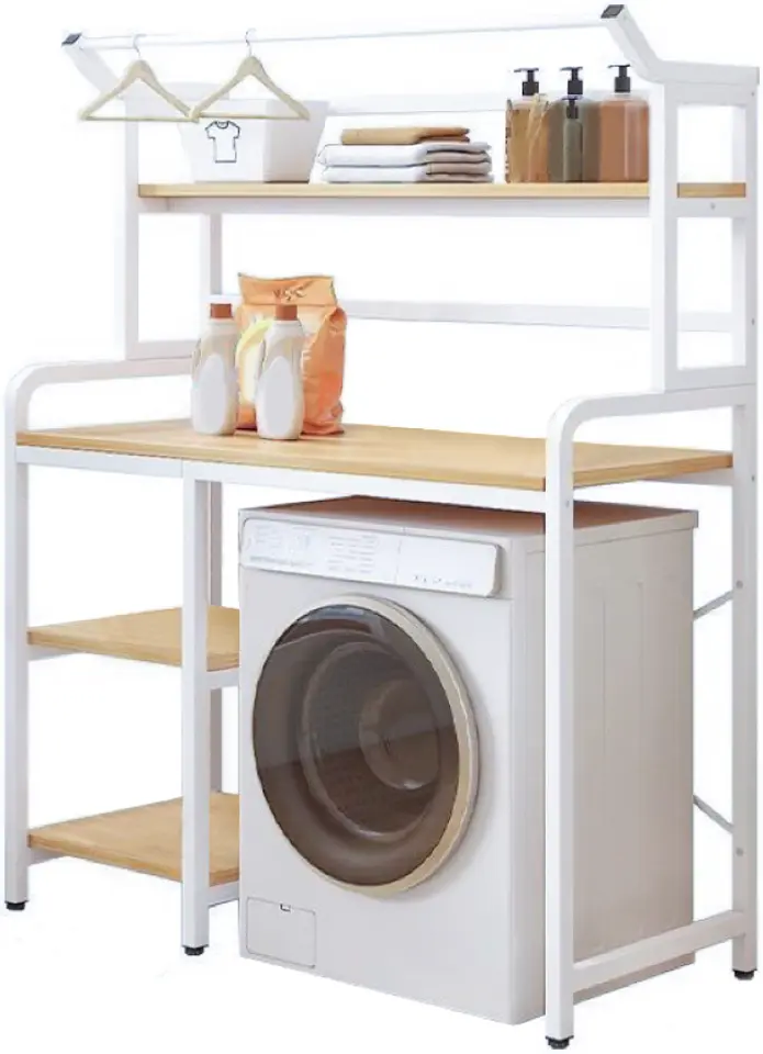 Etajera Tempo Kondela Darby (Natural Oak/White)