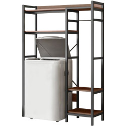 Etajera Tempo Kondela Delsin (Dark Oak/Black) Thumb