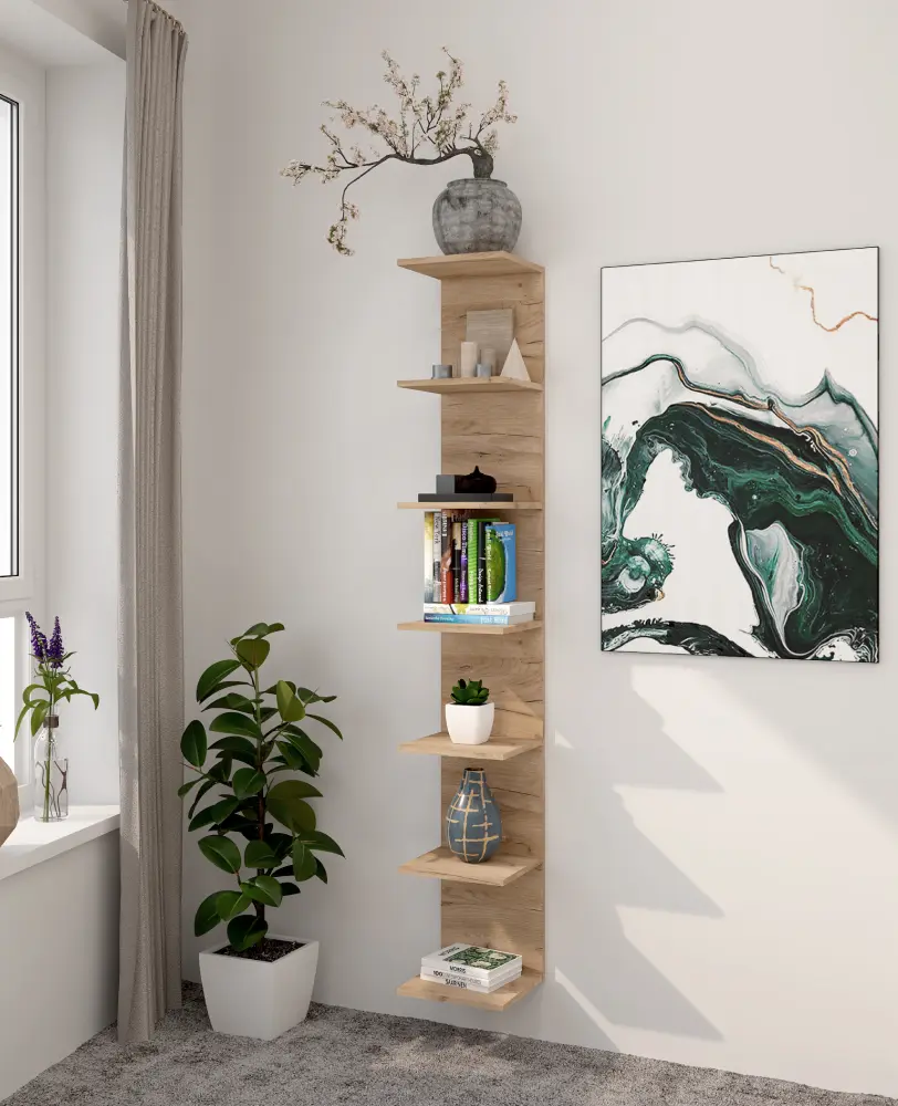 Etajera Tempo Kondela Dorna (Artisan Oak)