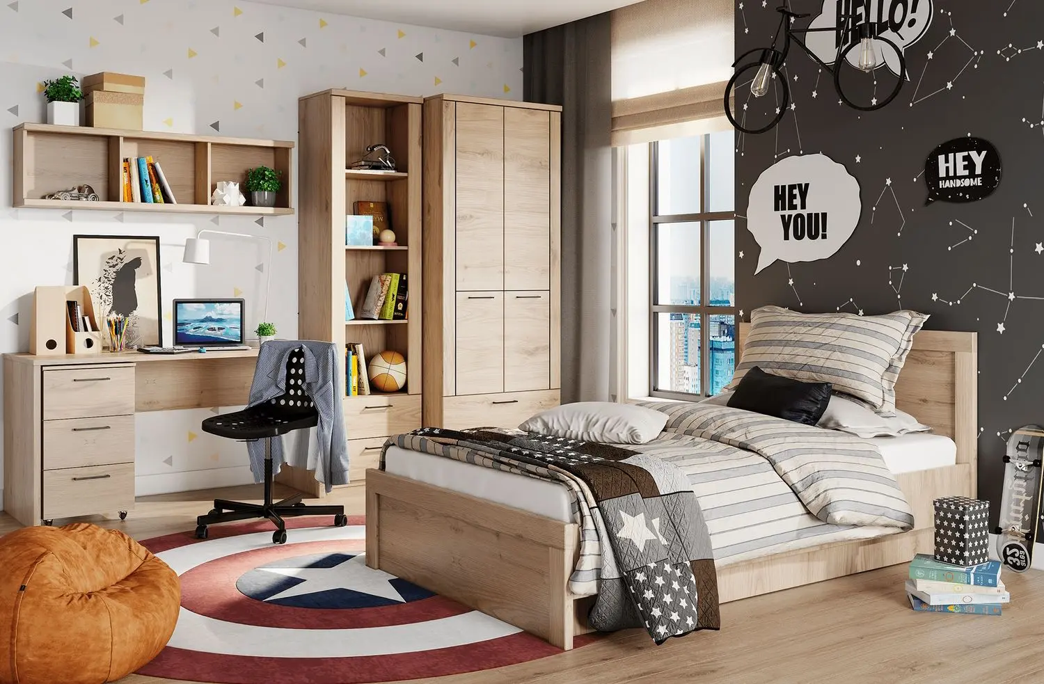 Etajera Tempo Kondela Dorsi 2S (Navarra Oak)