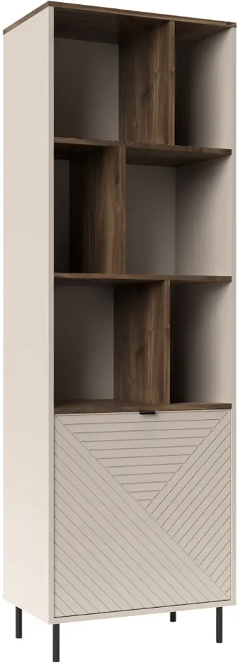 Стеллаж Tempo Kondela Eyco 1D (Cashmere/Castello Oak)