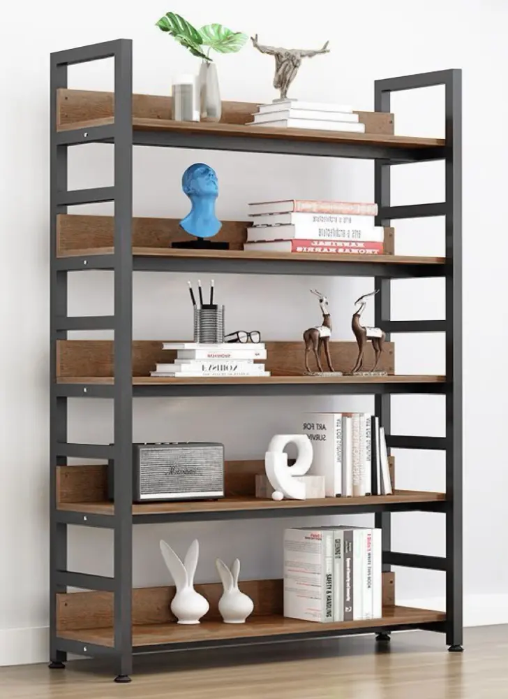 Etajera Tempo Kondela Janel Typ 1 (Dark Oak/Black)