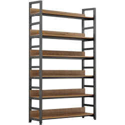 Стеллаж Tempo Kondela Janel Typ 2 (Dark Oak/Black) Thumb