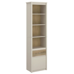Стеллаж Tempo Kondela Karos 1D1S (Cashmere/Evoke Oak)