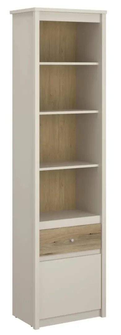 Стеллаж Tempo Kondela Karos 1D1S (Cashmere/Evoke Oak)