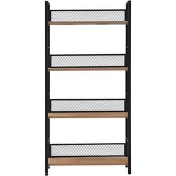 Etajera Tempo Kondela Keler Tip 1 (Black/Oak) Thumb