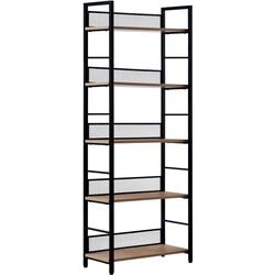 Etajera Tempo Kondela Keler Tip 2 (Black/Oak) Thumb