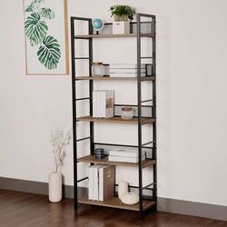 Etajera Tempo Kondela Keler Tip 2 (Black/Oak)