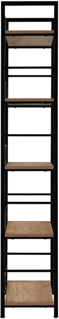 Etajera Tempo Kondela Keler Tip 2 (Black/Oak)