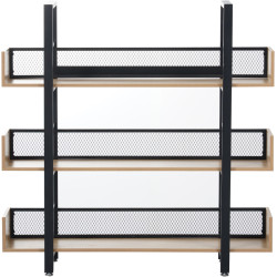 Etajera Tempo Kondela Kilis New Tip 1 (Oak/Black) Thumb