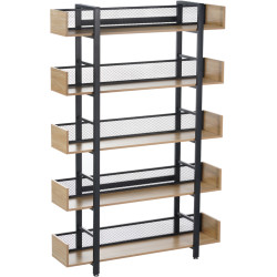 Etajera Tempo Kondela Kilis New Tip 2 (Oak/Black) Thumb