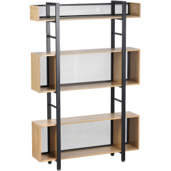 Etajera Tempo Kondela Kilis New Tip 3 (Oak/Black) Thumb