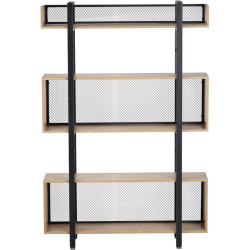 Etajera Tempo Kondela Kilis New Tip 3 (Oak/Black) Thumb