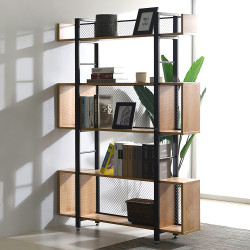 Etajera Tempo Kondela Kilis New Tip 3 (Oak/Black)