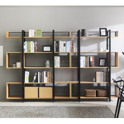 Etajera Tempo Kondela Kilis New Tip 4 (Oak/Black)