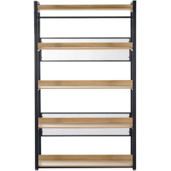 Стеллаж Tempo Kondela Kilos New Tip 3 (Grandson Oak/Black) Thumb