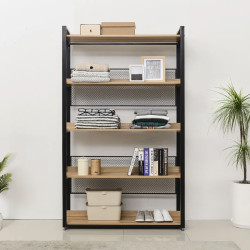 Стеллаж Tempo Kondela Kilos New Tip 3 (Grandson Oak/Black)