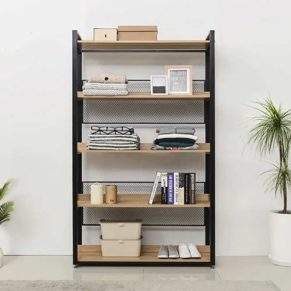 Стеллаж Tempo Kondela Kilos New Tip 3 (Grandson Oak/Black)