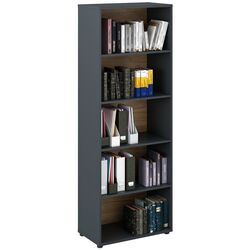 Etajera Tempo Kondela Klaudius Tip 1 (Graphite/Artisan Oak) Thumb