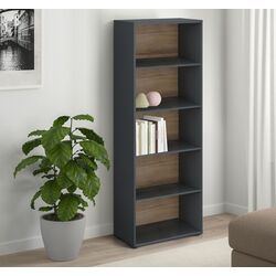 Etajera Tempo Kondela Klaudius Tip 1 (Graphite/Artisan Oak)