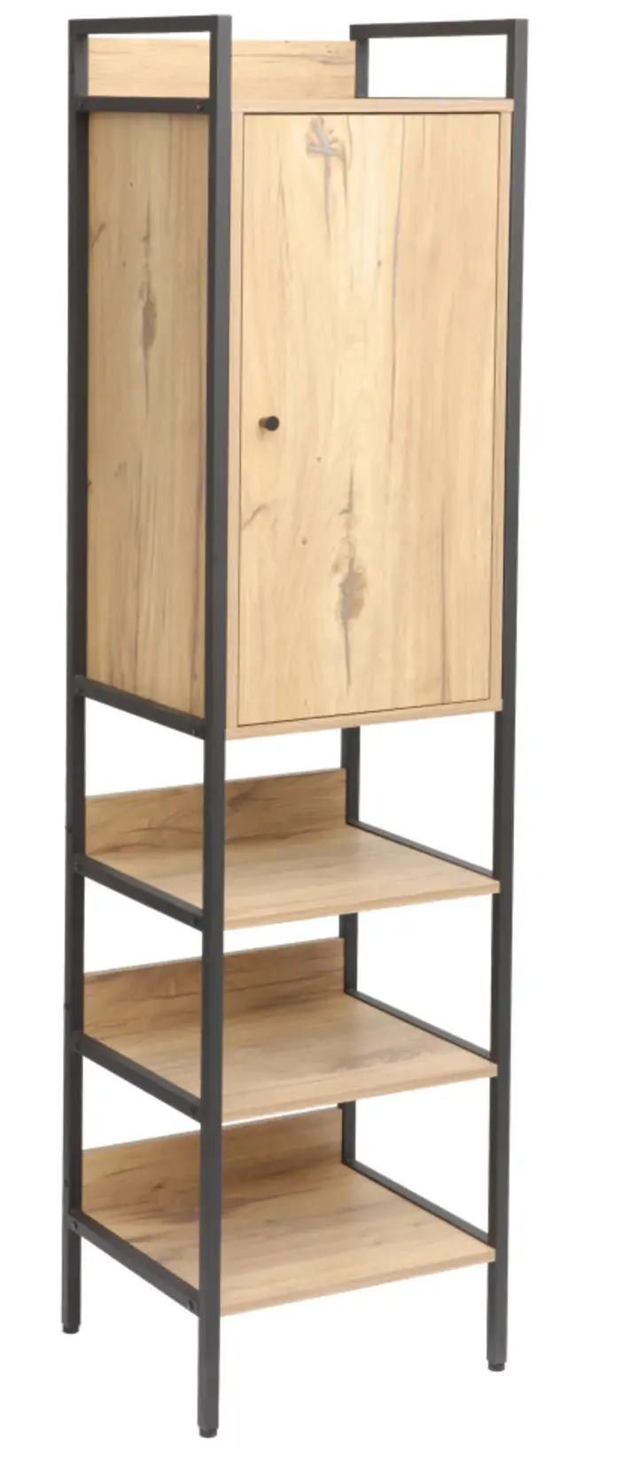 Etajera Tempo Kondela Lorva (Oak/Black) - 2