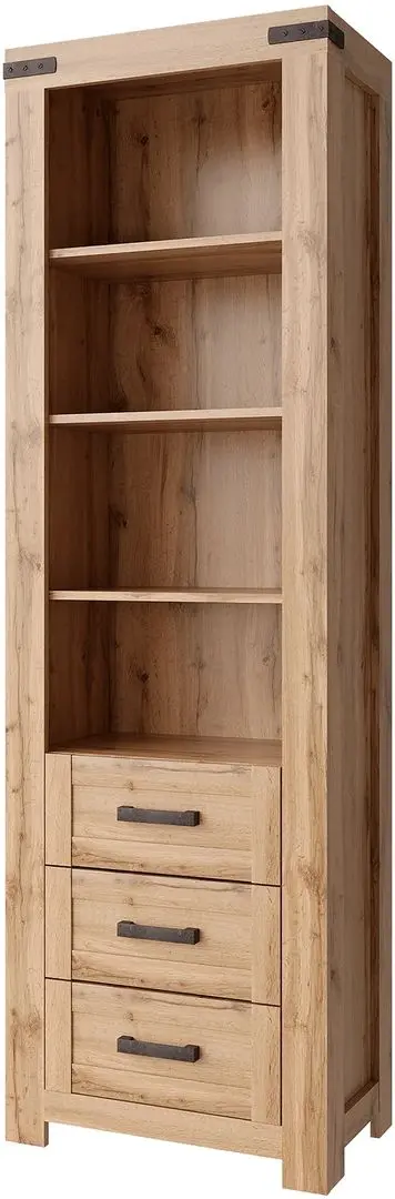 Стеллаж Tempo Kondela Moratiz 3S (Wotan Oak) - 2