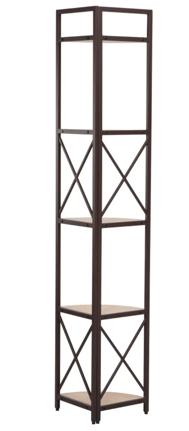 Стеллаж Tempo Kondela Pasoko (Oak/Black) - 3