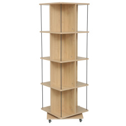 Стеллаж Tempo Kondela Potor (Oak/Black) Thumb