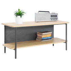 Etajera Tempo Kondela Seflos (Oak/Black) Thumb