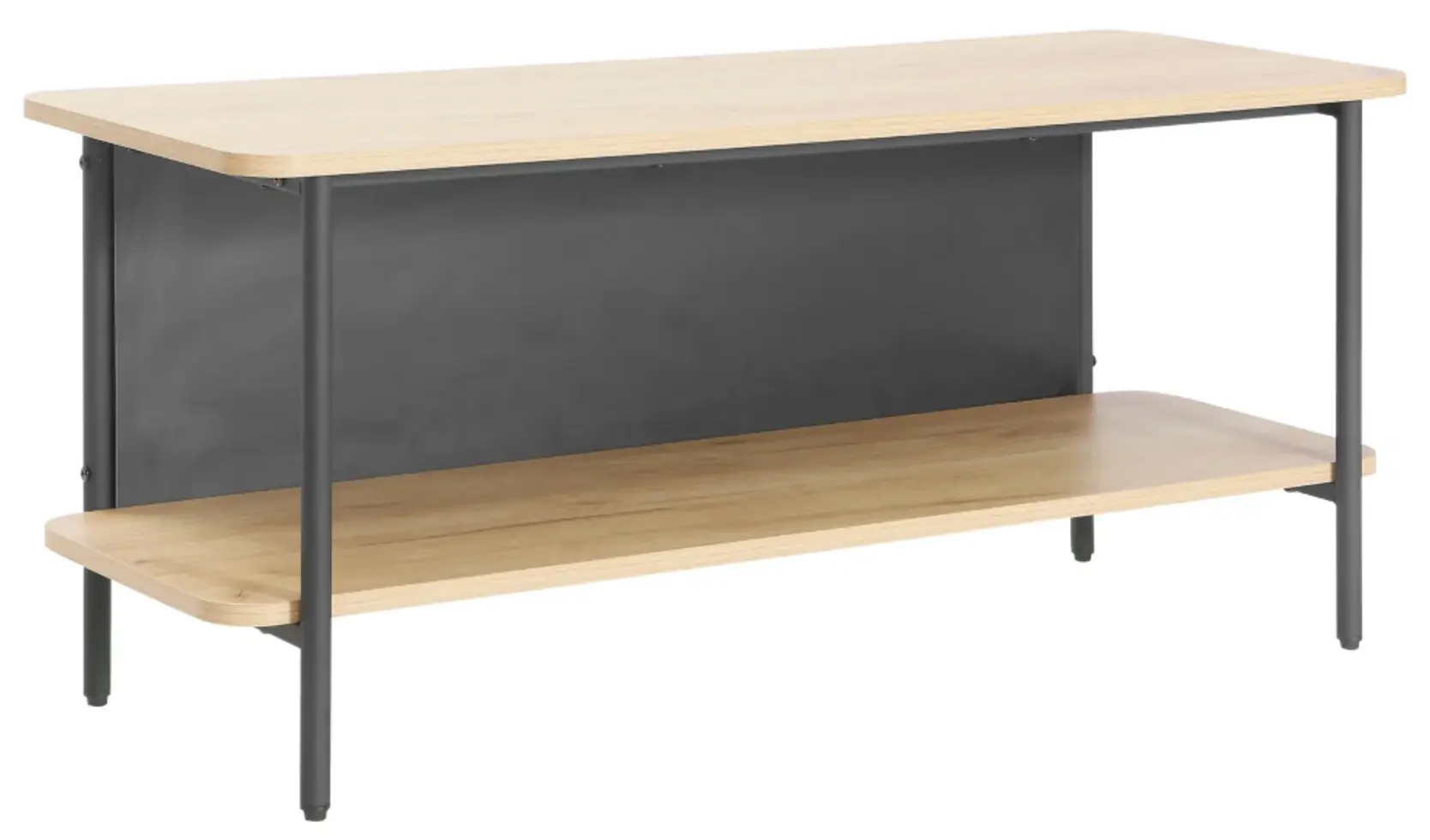 Etajera Tempo Kondela Seflos (Oak/Black)