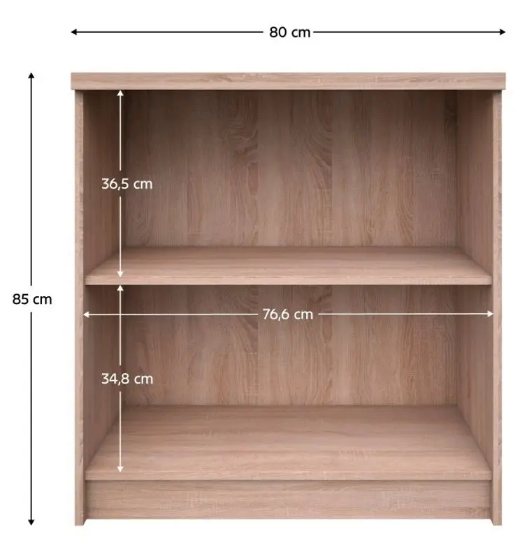 Etajera Tempo Kondela Topty Typ 28 (Sonoma Oak)
