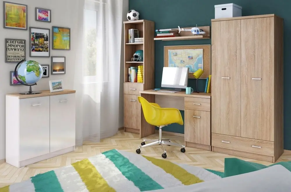 Etajera Tempo Kondela Topty Typ 33 1D1S (Sonoma Oak)