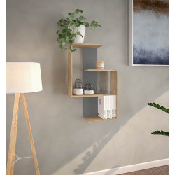 Etajera Tempo Kondela Valpa (Artisan Oak/Graphite)