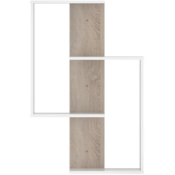 Etajera Tempo Kondela Valpa (White/Sonoma Oak) Thumb