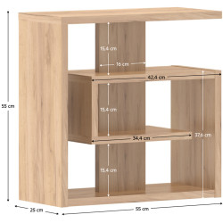 Etajera Tempo Kondela Vandia (Artisan Oak) Thumb